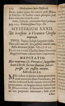 264-275, Mysterium XXXII - XXXVII