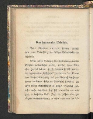 Vom sogenannten Weinstein.