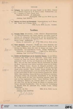 Textilien (Nr. 161-164)