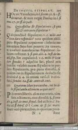 De Inutil. Stipulat