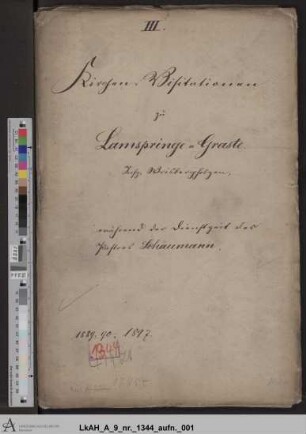 Lamspringe (mit Graste): Visitationsakten