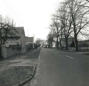 Krausnick. Dorfstraße. Blick nach Osten