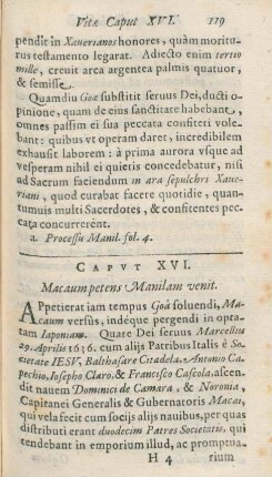 Caput XVI. Macaum petens Manilam venit