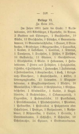 Beilage VI. Zu Seite 181