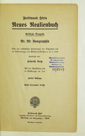 Nr. 20: Geographie
