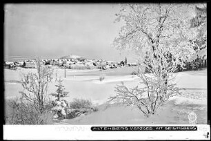 Altenberg im Erzgebirge mit Geisingberg im Winter