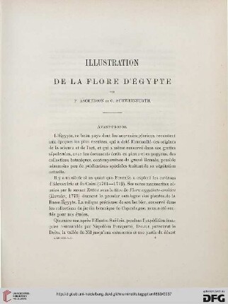 2: Illustration de la flore d'Égypte