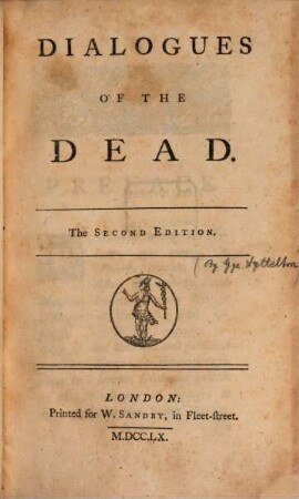 The dialogues of the dead