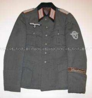 Feldbluse zur Uniform eines Majors der Feldgendarmerie