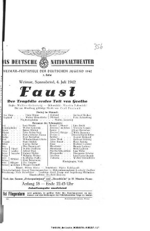 Faust Der Tragödie erster Teil