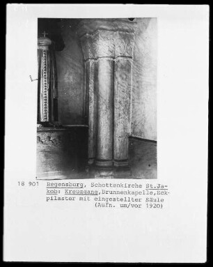 Säule aus einem ehemaligen Brunnenhaus