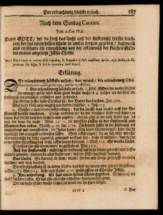 Nach dem Sontag Cantate