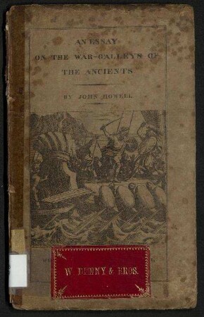 An Essay on War-Galleys of the Ancients