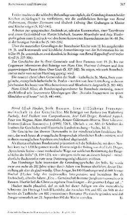 Hucker, Bernd Ulrich :: Stift Bassum, eine 1100jährige Frauengemeinschaft in der Geschichte, mit Beiträgen von Barbara von Wallenberg Pachaly, Axel Freiherr von Campenhausen, Axel Fahl - Dreger ..., (Schriften des Instituts für Geschichte und Historische Landesforschung Vechta, 3) : Bremen, Ed. Temmen, 1995