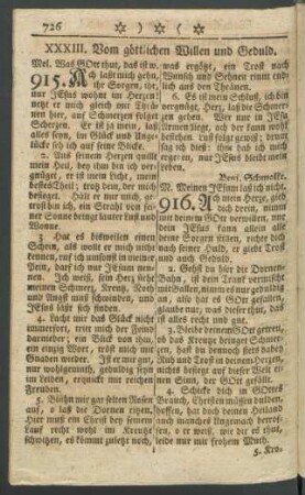 XXXIII. Vom göttlichen Willen und Geduld