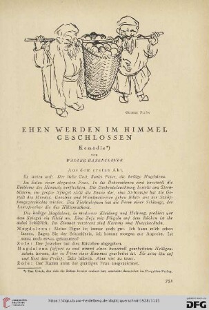 8: Ehen werden im Himmel geschlossen : Komödie