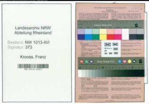 Entnazifizierung Franz Krooss , geb. 19.09.1902 (Ingenieur)