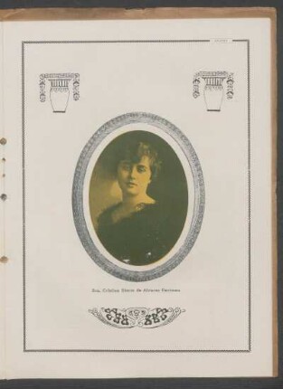 [Fotografía de] Sra. Cristina Storm de Alvarez Eastman