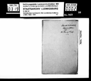 Beiträge des Oberstudienrats Kapf zum allgemeinen Teil der OAB
