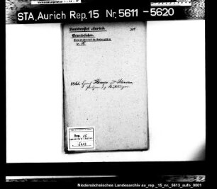 Hausierkonzessionen und -gesuche: Hinrich Hampe aus Schirum, "Kunstübungen"