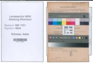 Entnazifizierung Adele Schrewe , geb. 06.08.1897 ()