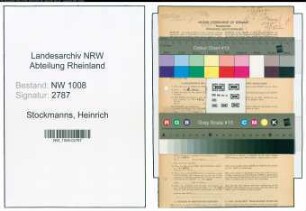 Entnazifizierung Heinrich Stockmanns , geb. 10.10.1892 (Landwirt)