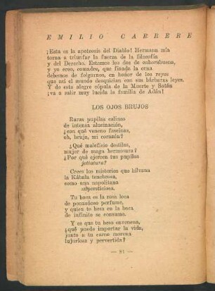Los ojos brujos