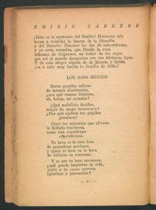 Los ojos brujos