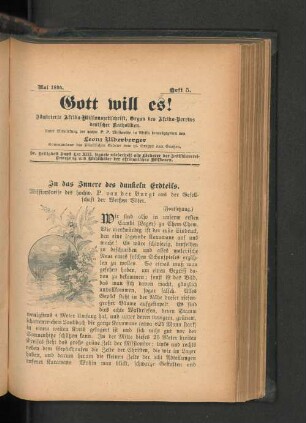 Mai 1895. Heft 5.