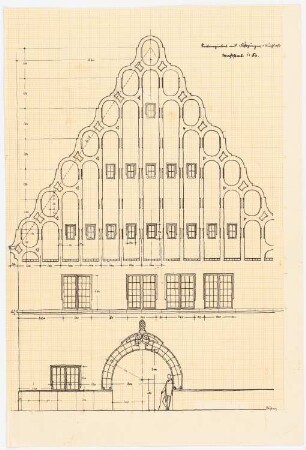 Fassade: Ansicht 1:50