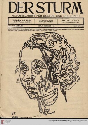 Neuntes Heft (Dezember 1916)