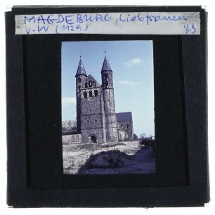 Magdeburg, Kloster Unser Lieben Frauen : Westansicht Klosterkirche St. Marien