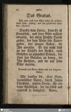 Das Gratias / Po jydżi modlitwa aby dżakowanje
