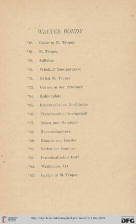 Walter Bondy (Nr. 48-63)