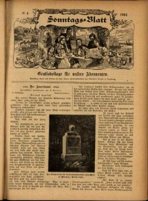 Ausgabe vom Sonntag, den 28. Januar 1912.