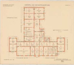 Hörsaal- und Seminargebäude der Universität Göttingen: Blatt 2, Erdgeschoß