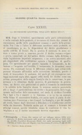 Sezione quarta: Diritto successorio