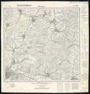 Meßtischblatt 2375, neue Nr. 4226 : Northeim, 1937 : Northeim. - Hrsg. 1910, einz. Nachtr. 1937. - 1:25000. - [Berlin]: Reichsamt für Landesaufnahme, 1937. - 1 Kt.