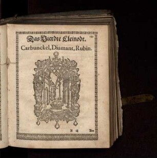 Das Vierdte Cleinodt. Carbunckel, Diamant, Rubin