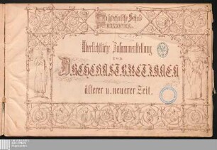 : Übersichtliche Zusammenstellung von Dachconstructionen älterer und neuerer Zeit
