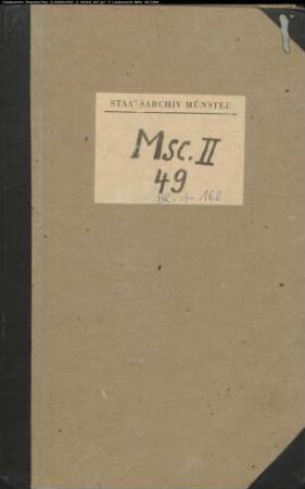 Zisterzienserinnenkloster Kentrop bei Hamm (Abschriften von Urkunden aus dem Klosterarchiv)