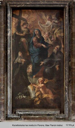 Die Heilige Familie erscheint der Heiligen Juliana von Falconieri