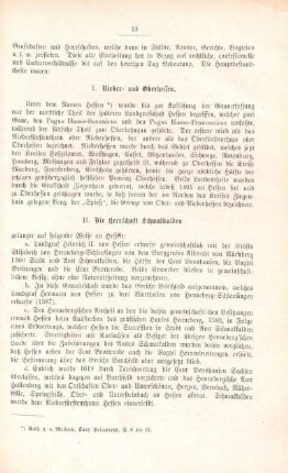 II. Die Herrschaft Schmalkalden.