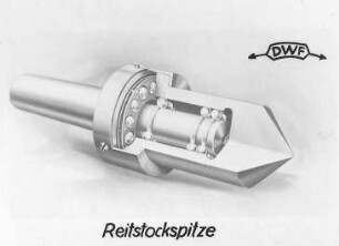 Lagerung für Reitstockspitze (Kugellagerwerk, Wittenau) : Technikgeschichte | Maschinenbau | Maschinenelemente | Das Kugellager und seine Anwendung