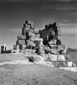 Canosa di Puglia. Kastell. Rest eines Gebäudes