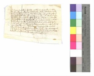 Kunz (Chuntz) Yberger erhält von Abt Albrecht von Ellwangen einen großen und kleinen Zehnten zu Pfahlheim (Pfahlheim (Pfalhein)) zu Lehen.