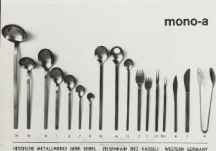 Bestecksatz Serie „mono-a"