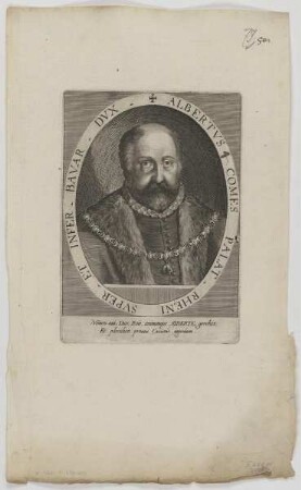 Bildnis des Albertvs V., Herzog von Bayern