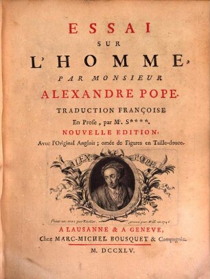 Essai sur l'homme