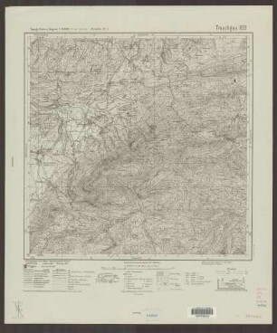 833 Trauchgau ; Topographische Karte von Bayern 1:25.000 [Positionsblätter]